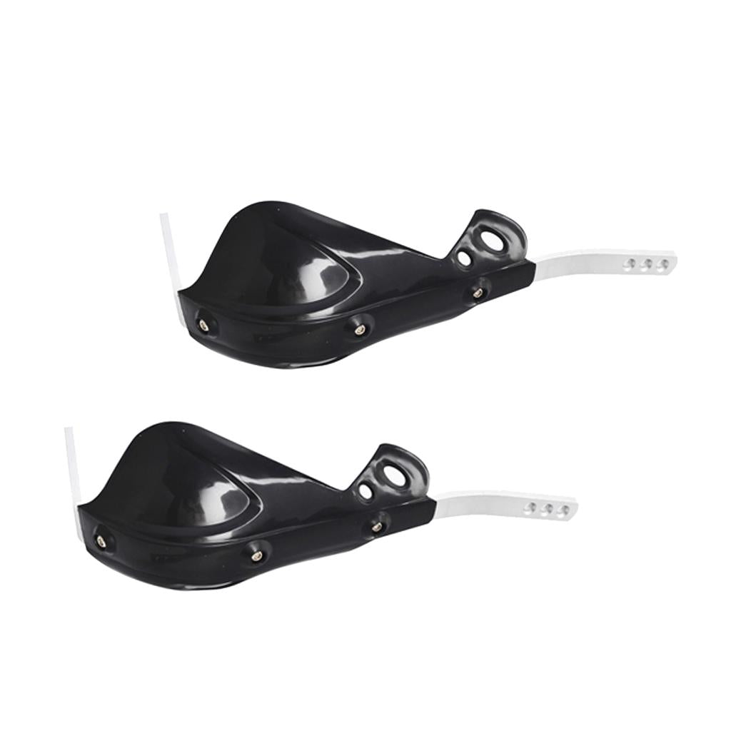7/8" Universal Motorcycle Handlebar Handguards Hand Brush Guards Black