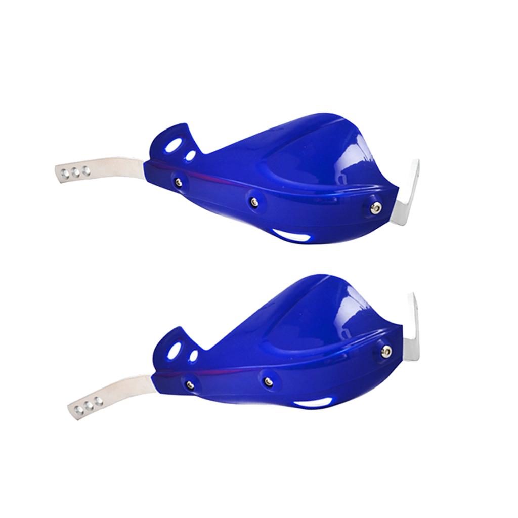 7/8" Universal Motorcycle Handlebar Handguards Hand Brush Guards Blue