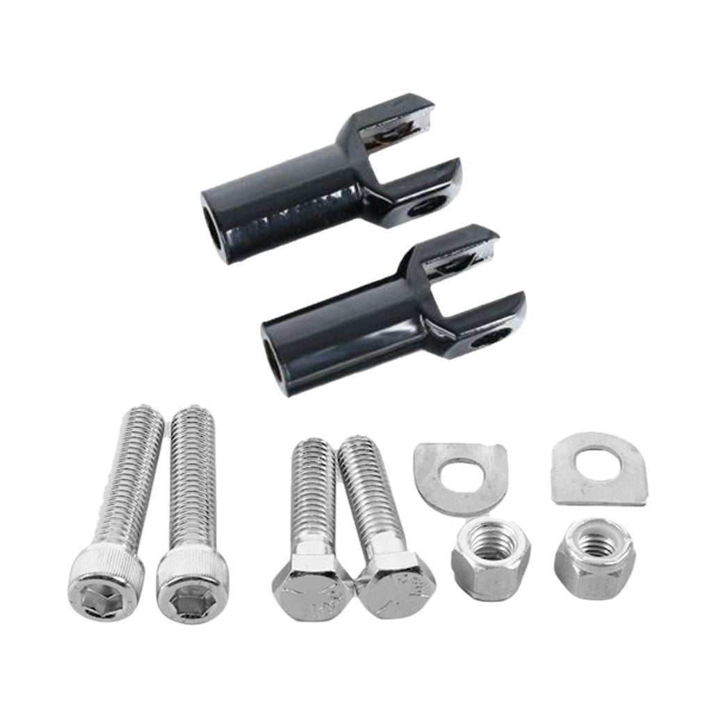 Motorcycle Rear Passenger Footrest Support Bracket for Harley 00 - 18 Black