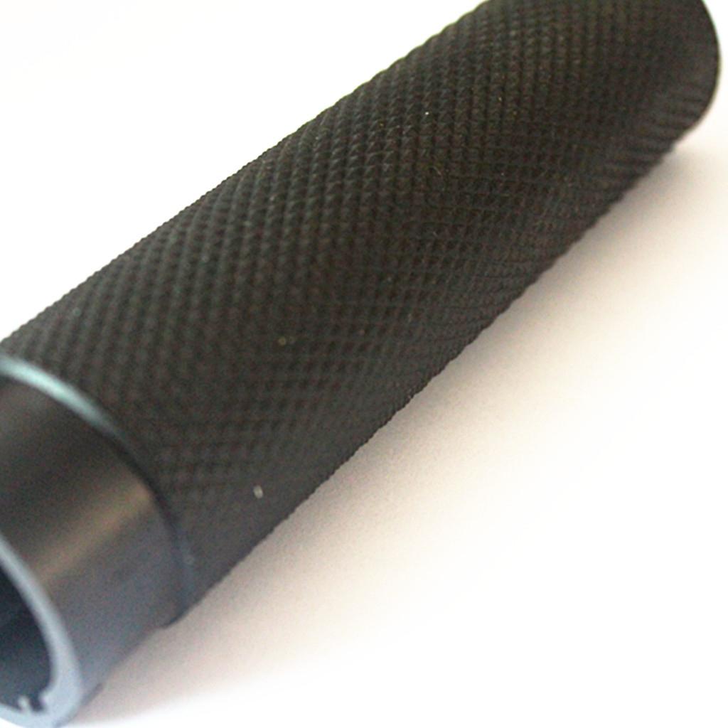 Black 1'' Motorbike Antiskid Handlebar Grips Fit Harley Glide 883 1200 x 48