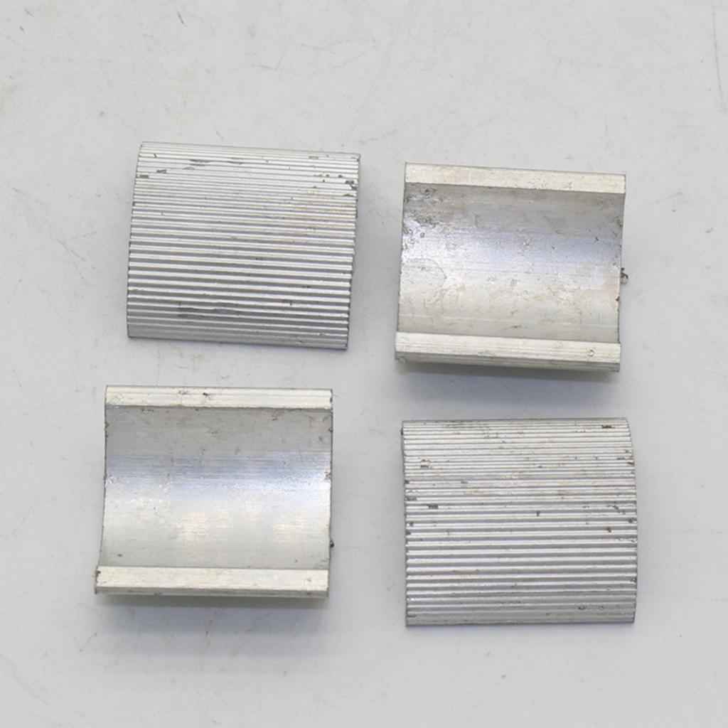 7/8'' Handlebars To 1'' Mounts Risers Clamps Conversion Shims Spacers Set Of 4