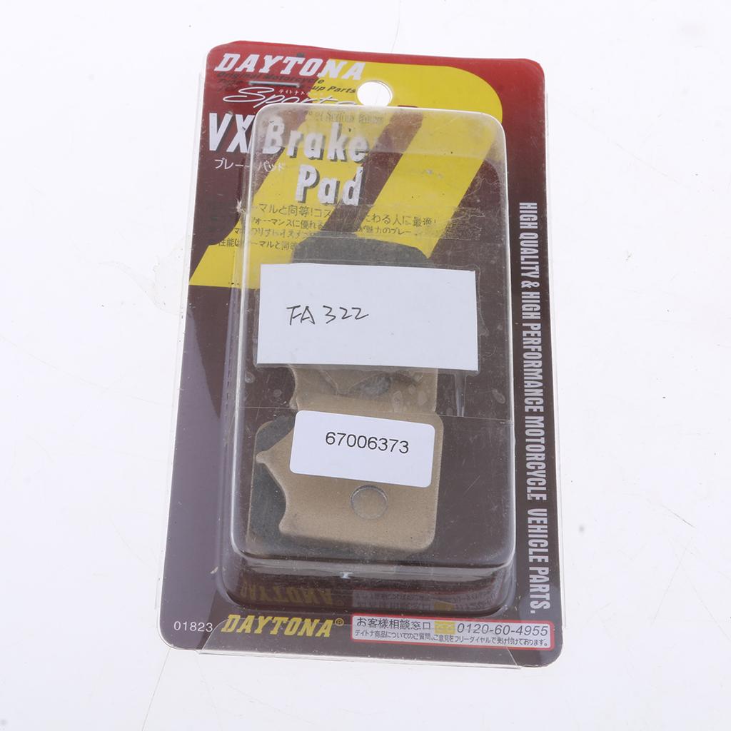 4 pcs Motorcycle FA604/4HH Disc Sintered Brake Pads Front - Caliper Set Gold