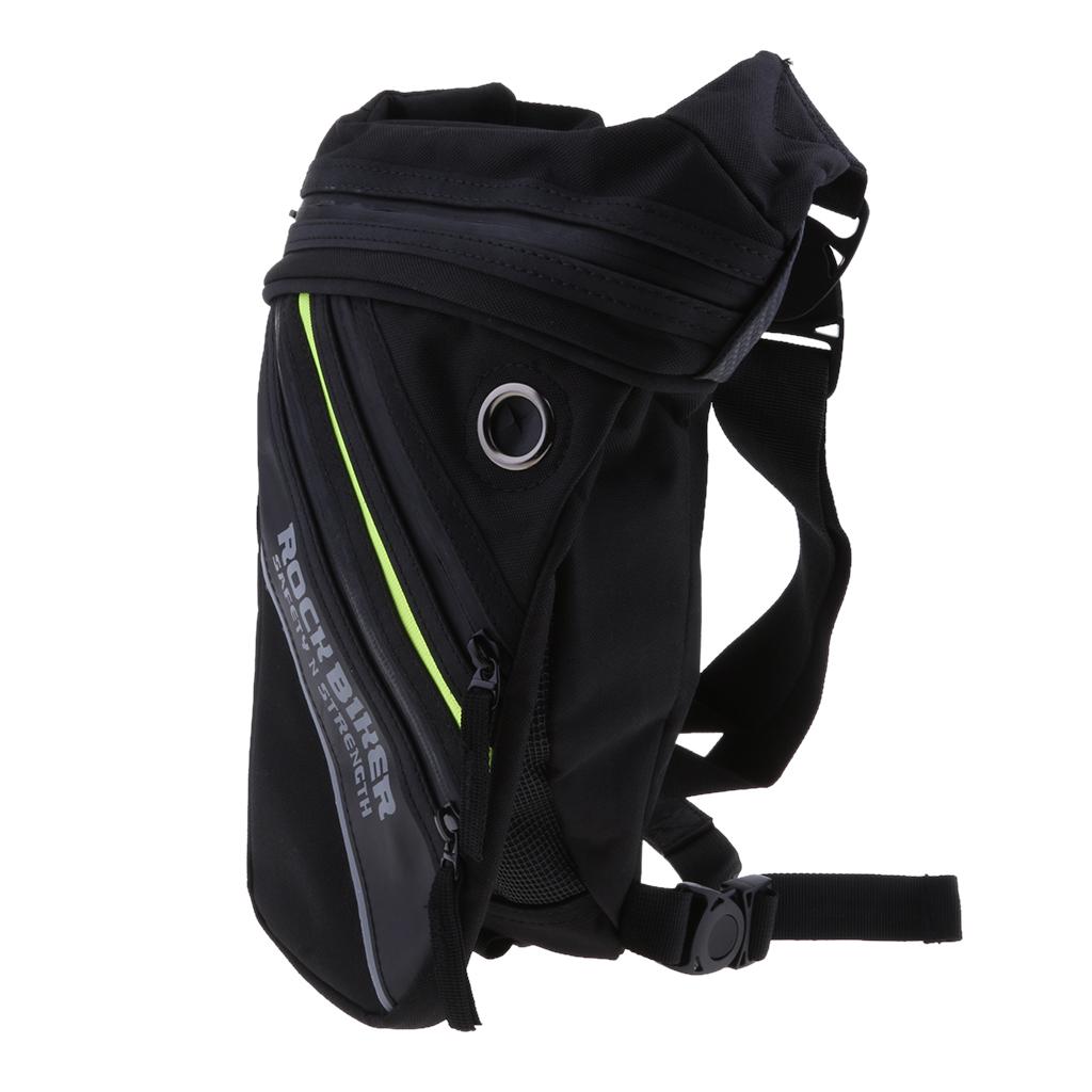 Universal Motorcycle Knight Package Waterproof Saddle bags Dark green