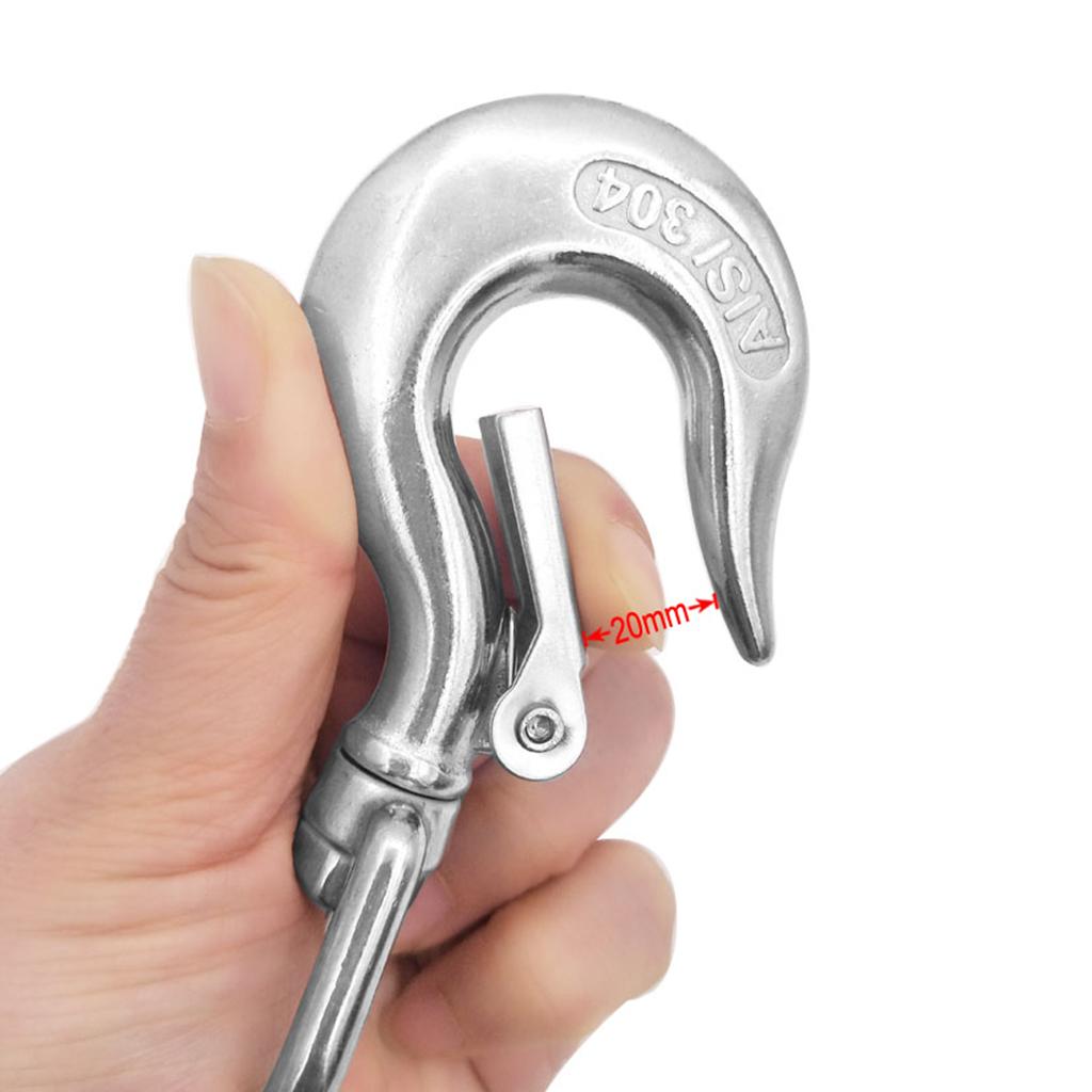 Stainless Steel Snap Swivel Shackle 113mm/4.45 Length -Sailboat Hardware"
