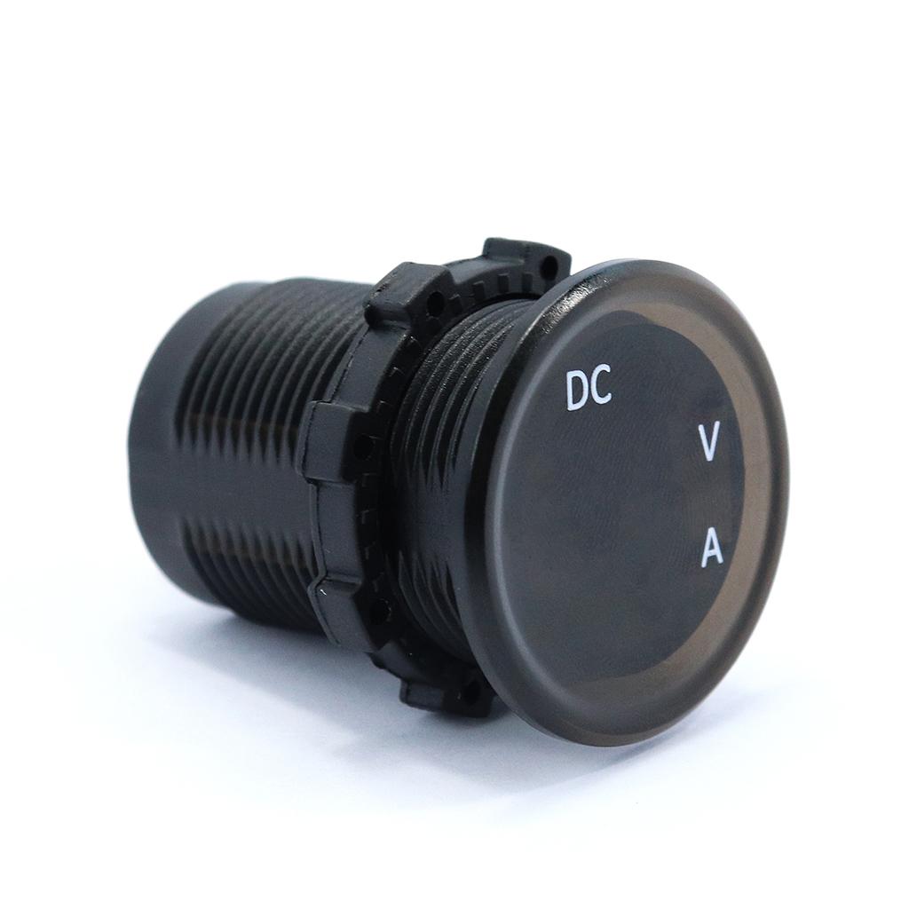 Waterproof LED Digital Voltmeter Ammeter Gauge Tester Meter 0-15A 4.5-30V