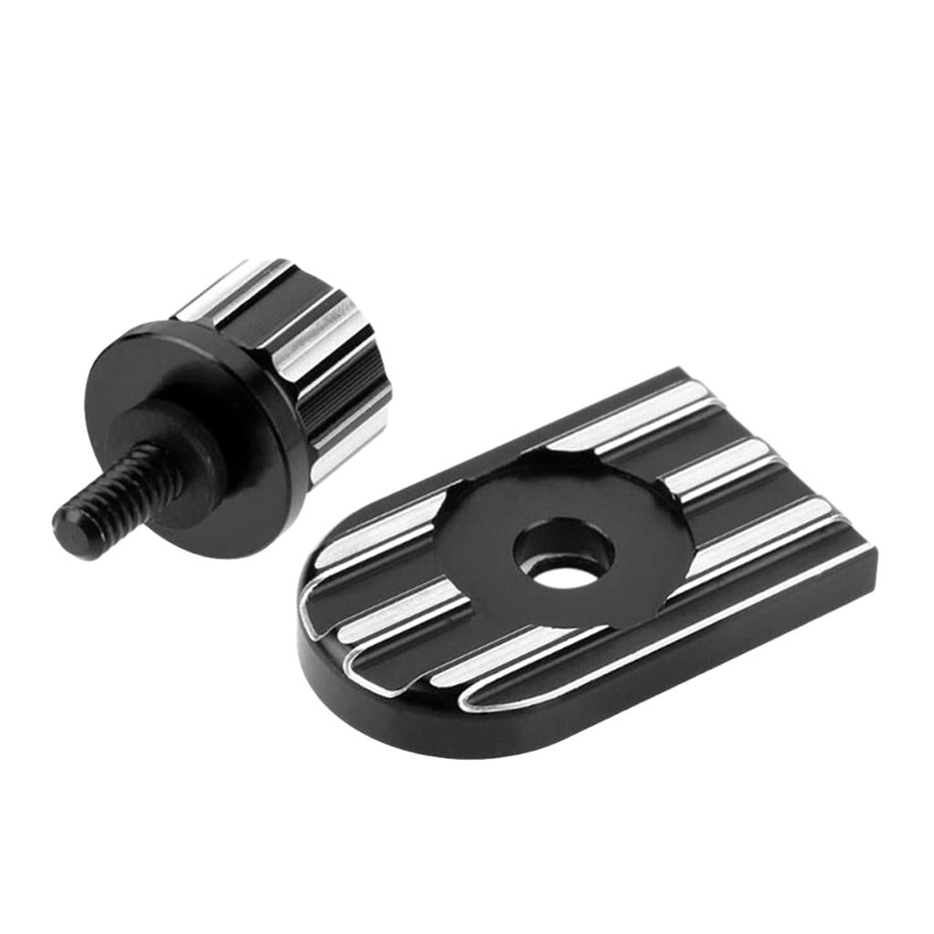 Edge Cut Seat Bolt Tab Screw Mount Cover Set for Harley Sportster 883 1200