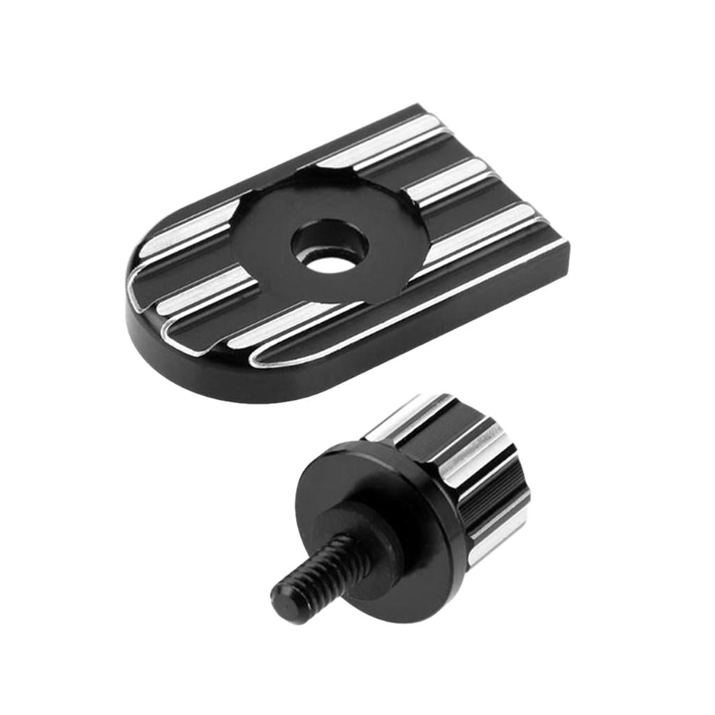 Edge Cut Seat Bolt Tab Screw Mount Cover Set for Sportster 883 1200