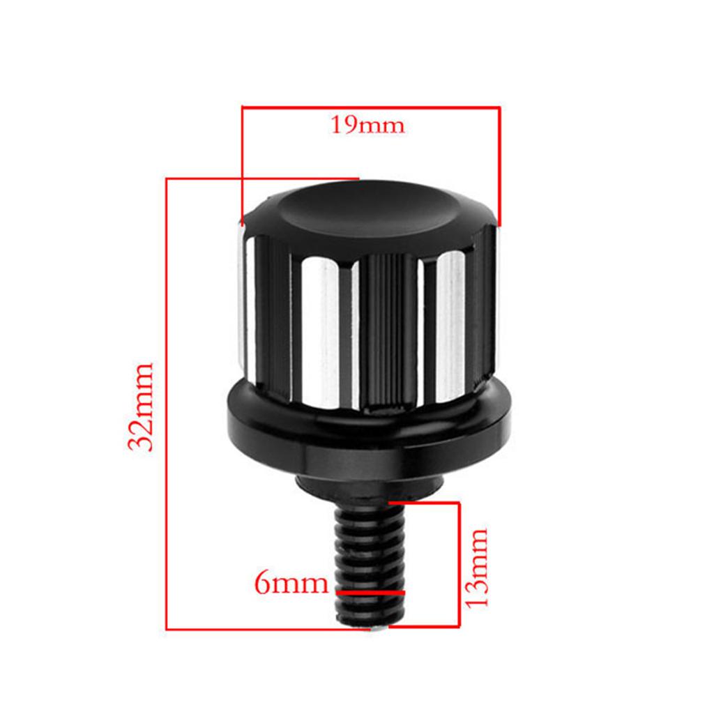 Edge Cut Seat Bolt Tab Screw Mount Cover Set for Sportster 883 1200