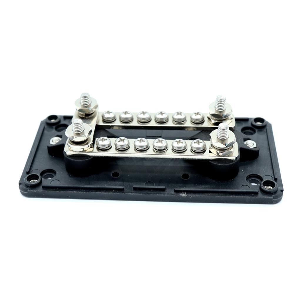 Heavy Duty Bus-Bar Terminal Board 100A for 12x4mm Shunt Terminals