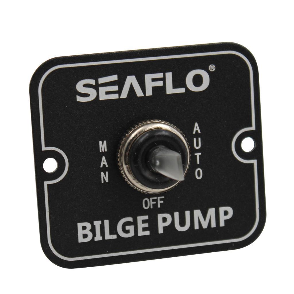 SEAFLO 2-Way Bilge Pump Switch Panel Automatic-Off-Manual 12V 24V