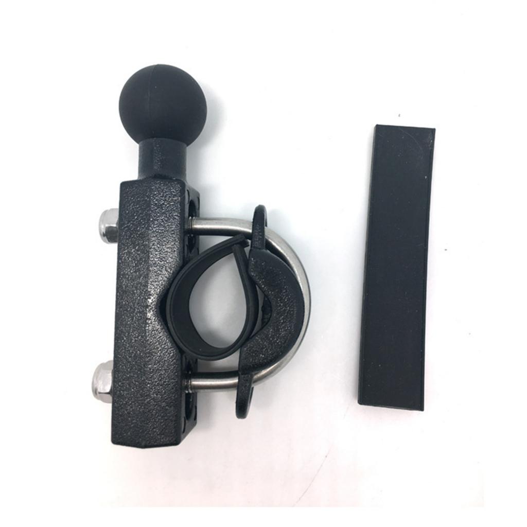 11mm to 27mm U-Bolt Base Motorcycle Bike Handlebar Mount 1'' Ball