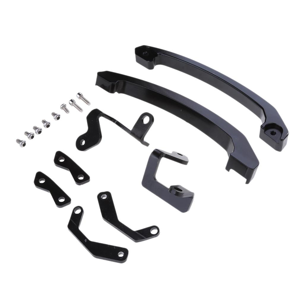 Motorcycle Rear Seat Passenger Handle Grab Bars for Yamaha MT07 14-16 Black