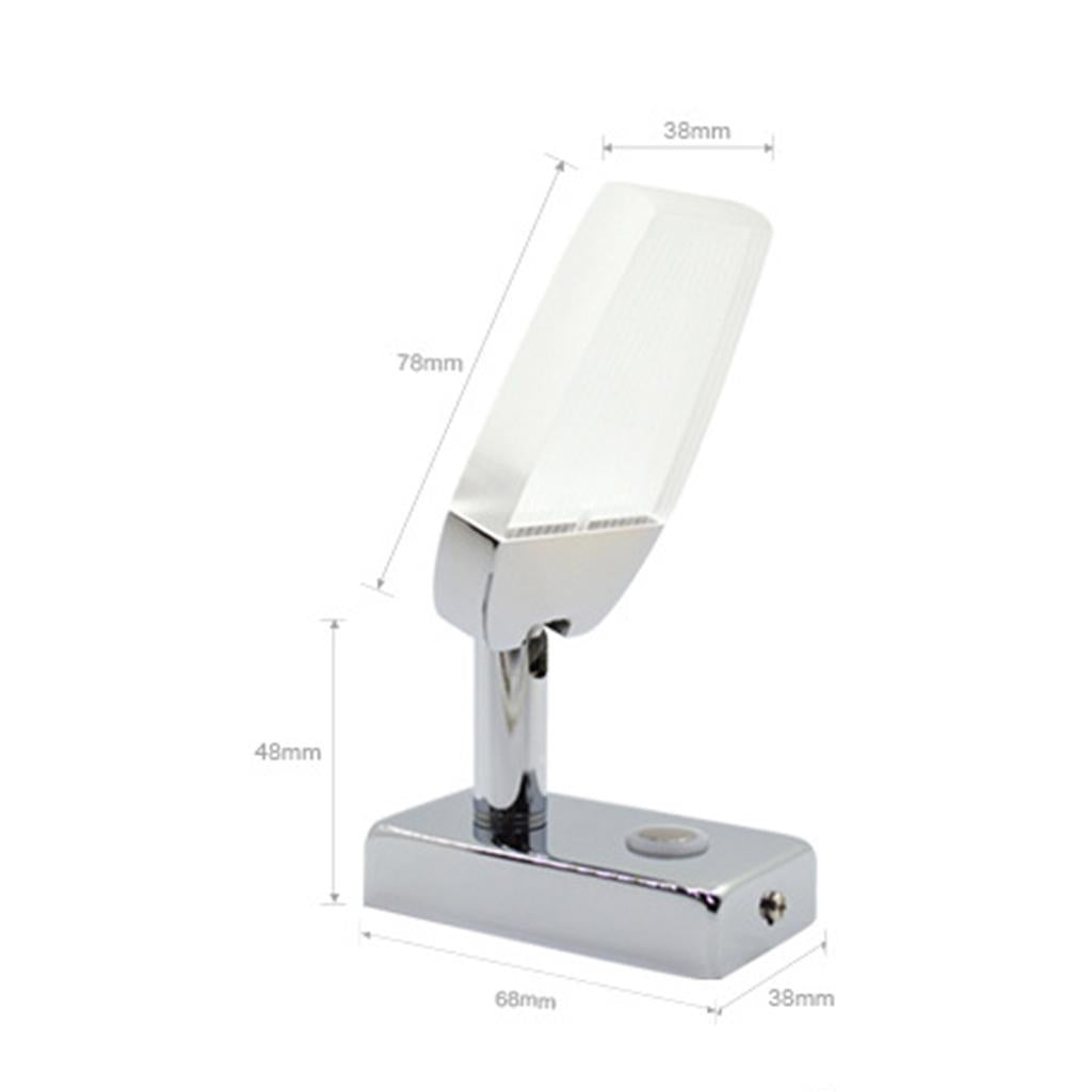 12V LED Reading Light Touchable Switch Lamp for Marine Boat Yacht RV