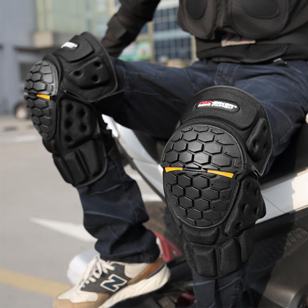 Adjustable Motorcycle Knee Pad Protector Antislip Knee Shin Guard Crashproof