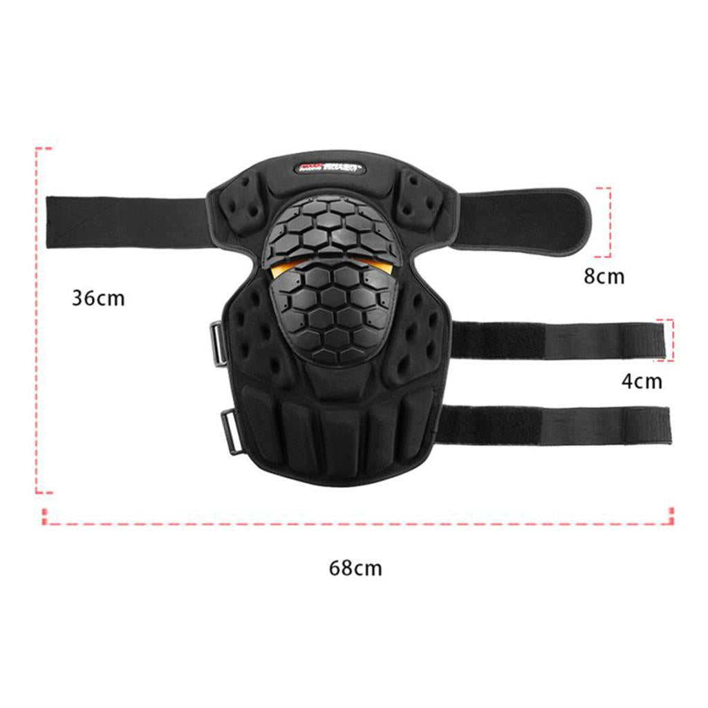 Adjustable Motorcycle Knee Pad Protector Antislip Knee Shin Guard Crashproof