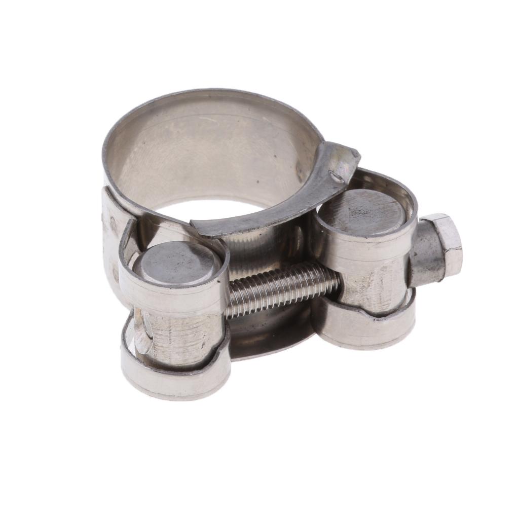 Universal 26-28mm Motorcycle Exhaust Pipe Clamp Caliper - Stainless Steel