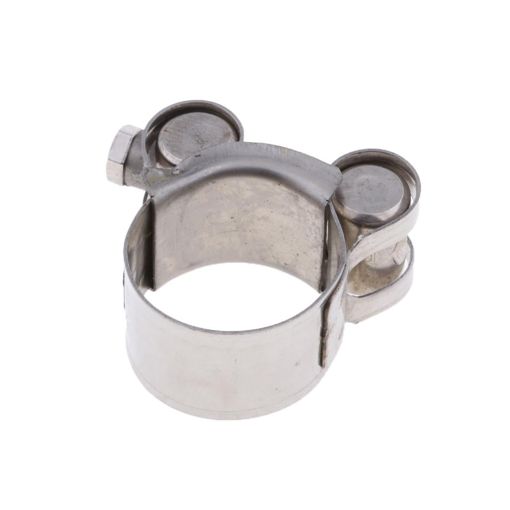 Universal 26-28mm Motorcycle Exhaust Pipe Clamp Caliper - Stainless Steel