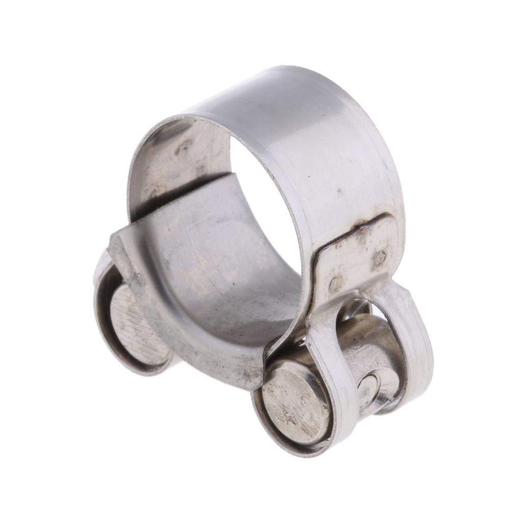 Universal 26-28mm Motorcycle Exhaust Pipe Clamp Caliper - Stainless Steel