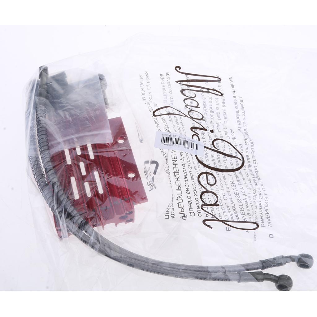 Motorcycle Engine Oil Cooler Radiator Kit for Hose 125cc Fit Pit Dirt Bike