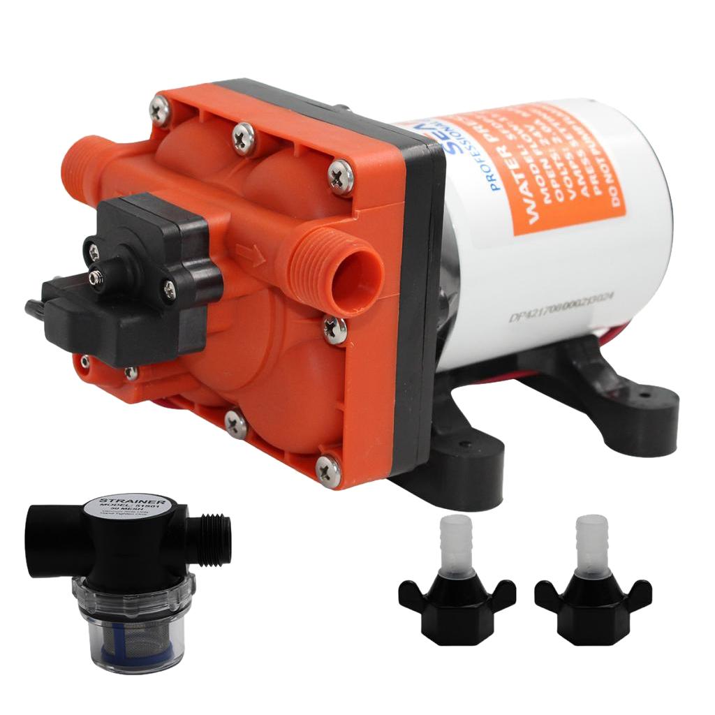 Seaflo 42 Series Variable Flow RV Marine Diaphragm Pump On demand 24V Bypass