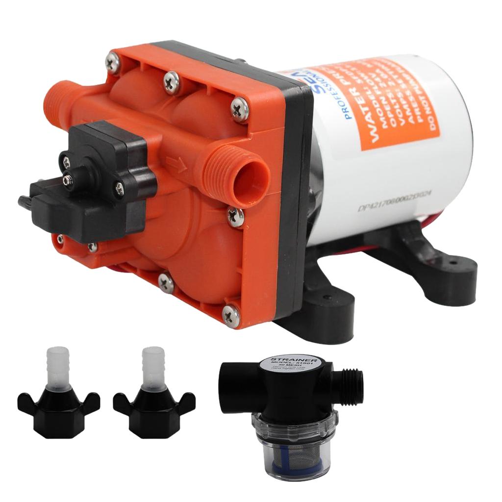 Seaflo 42 Series Variable Flow RV Marine Diaphragm Pump On demand 24V Bypass