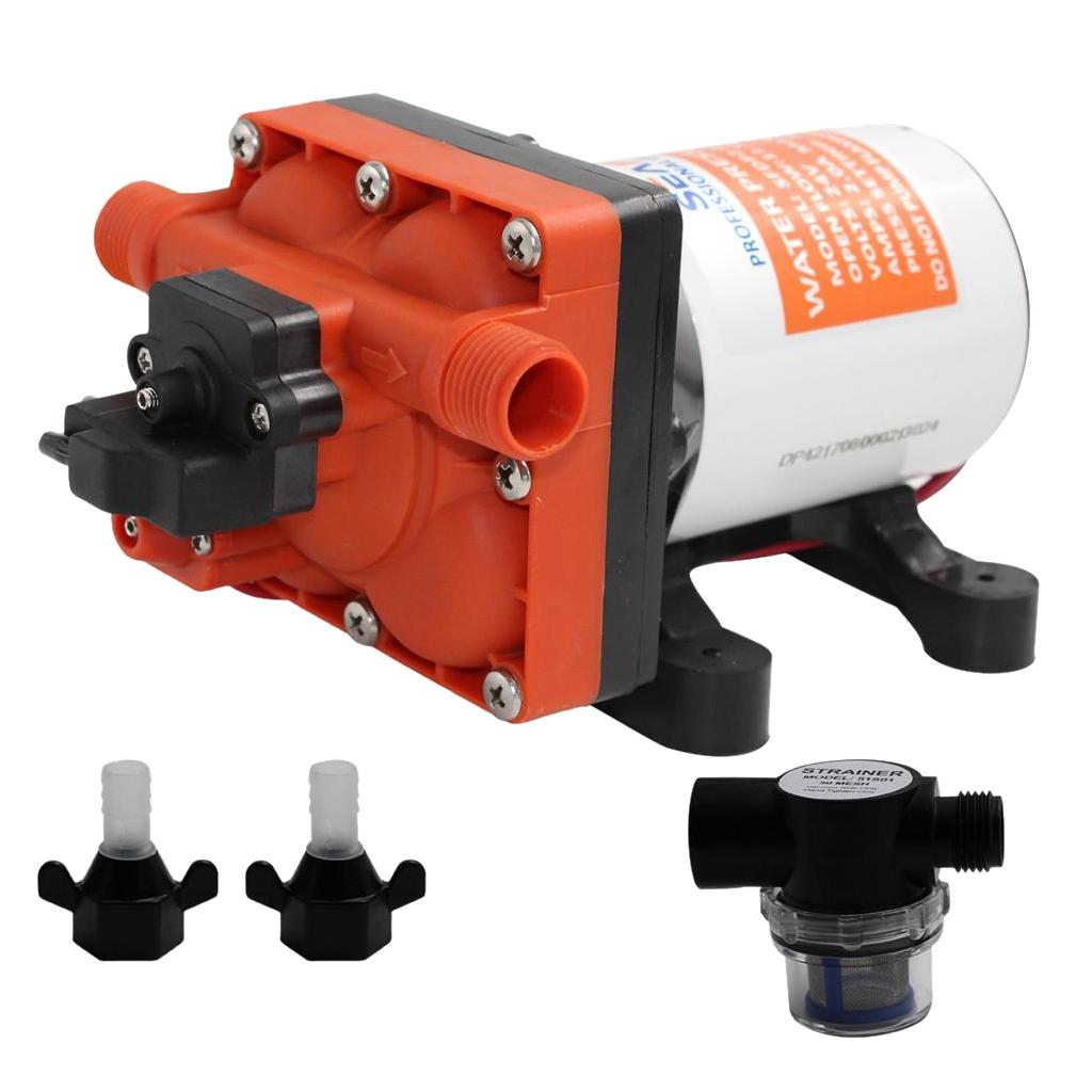 Seaflo 42 Series Variable Flow RV Marine Diaphragm Pump On demand 24V Bypass