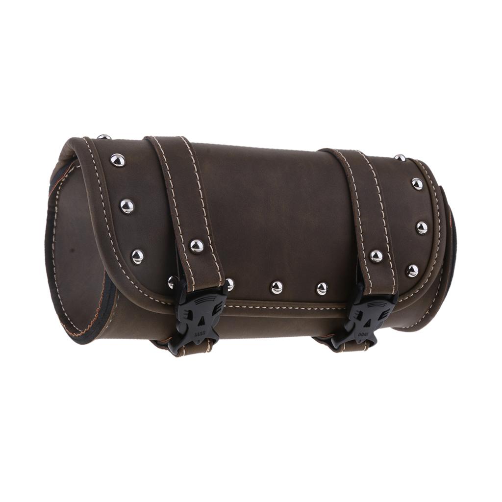 Motorcycle Universal Windshield Tool Kit Riding Bag Storage Bag Brown