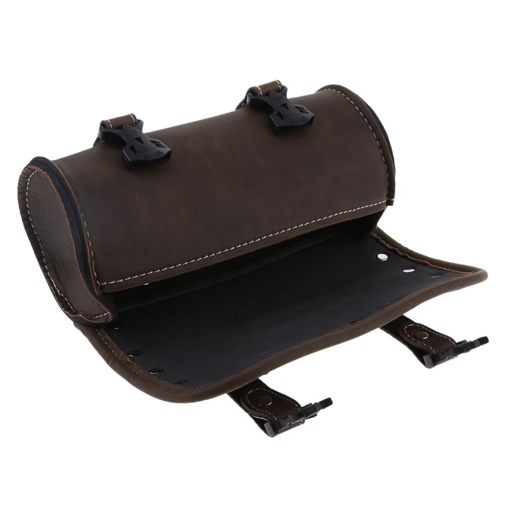 Motorcycle Universal Windshield Tool Kit Riding Bag Storage Bag Brown