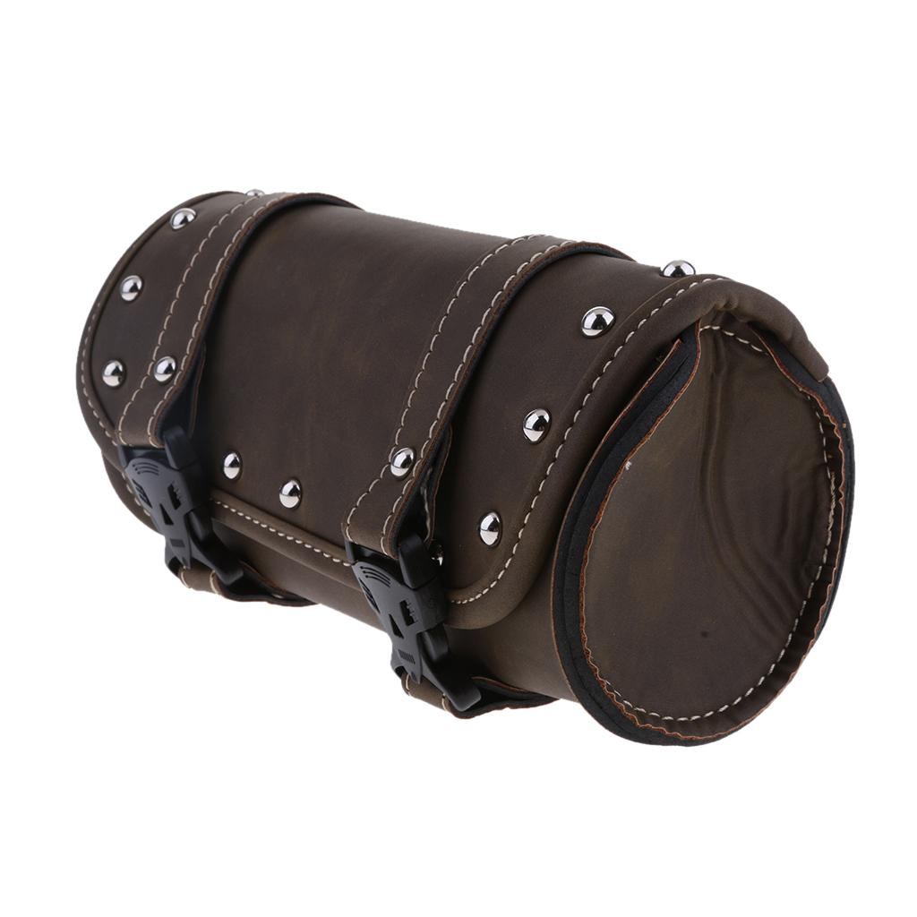 Motorcycle Universal Windshield Tool Kit Riding Bag Storage Bag Brown