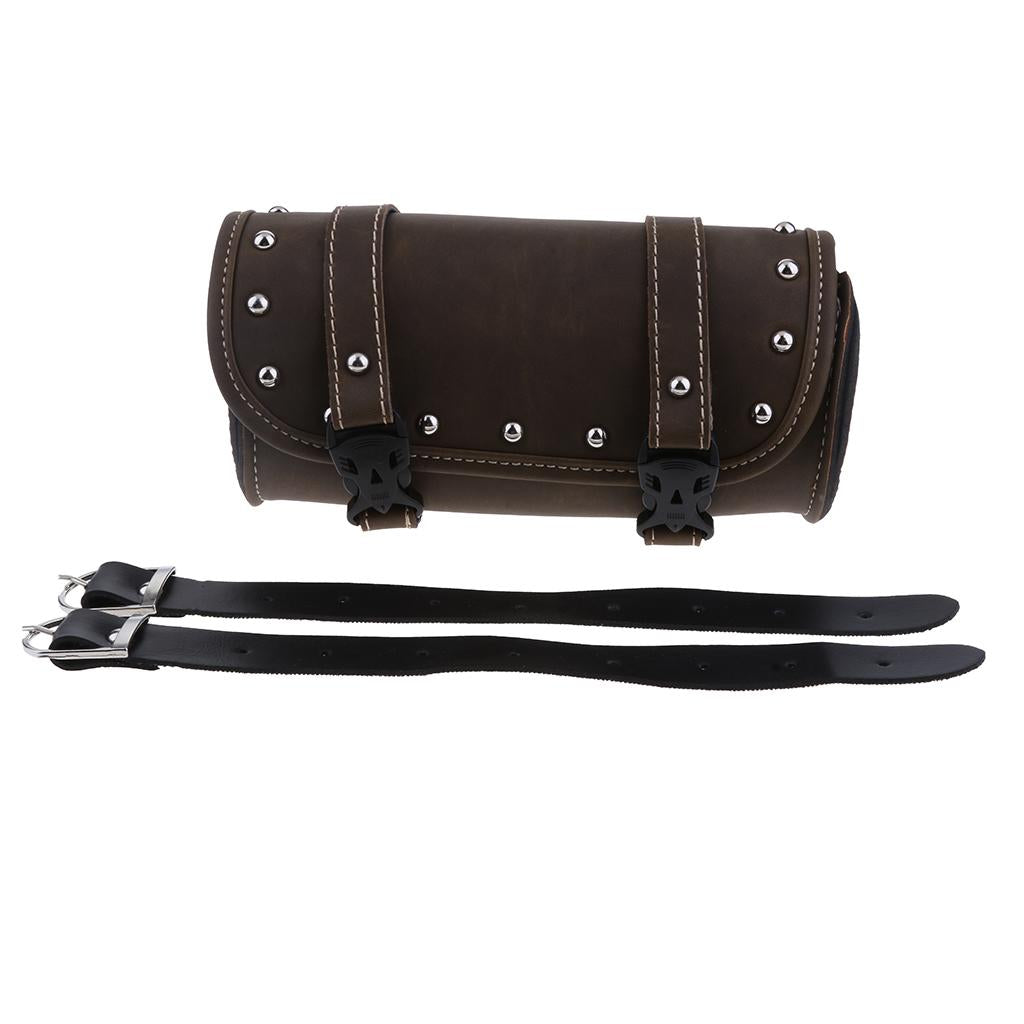 Motorcycle Universal Windshield Tool Kit Riding Bag Storage Bag Brown