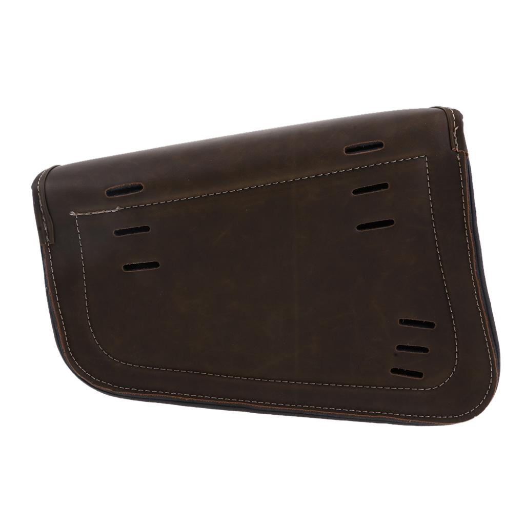 Leather Solo Saddle Luggage Bag for Sportster XL883 XL1200 Right 2