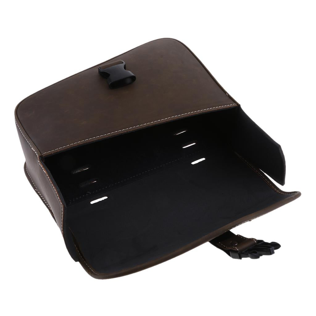 Leather Solo Saddle Luggage Bag for Sportster XL883 XL1200 Right 2