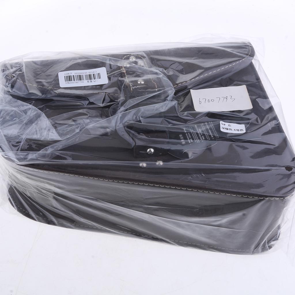 Leather Solo Saddle Luggage Bag for Sportster XL883 XL1200 Left 4