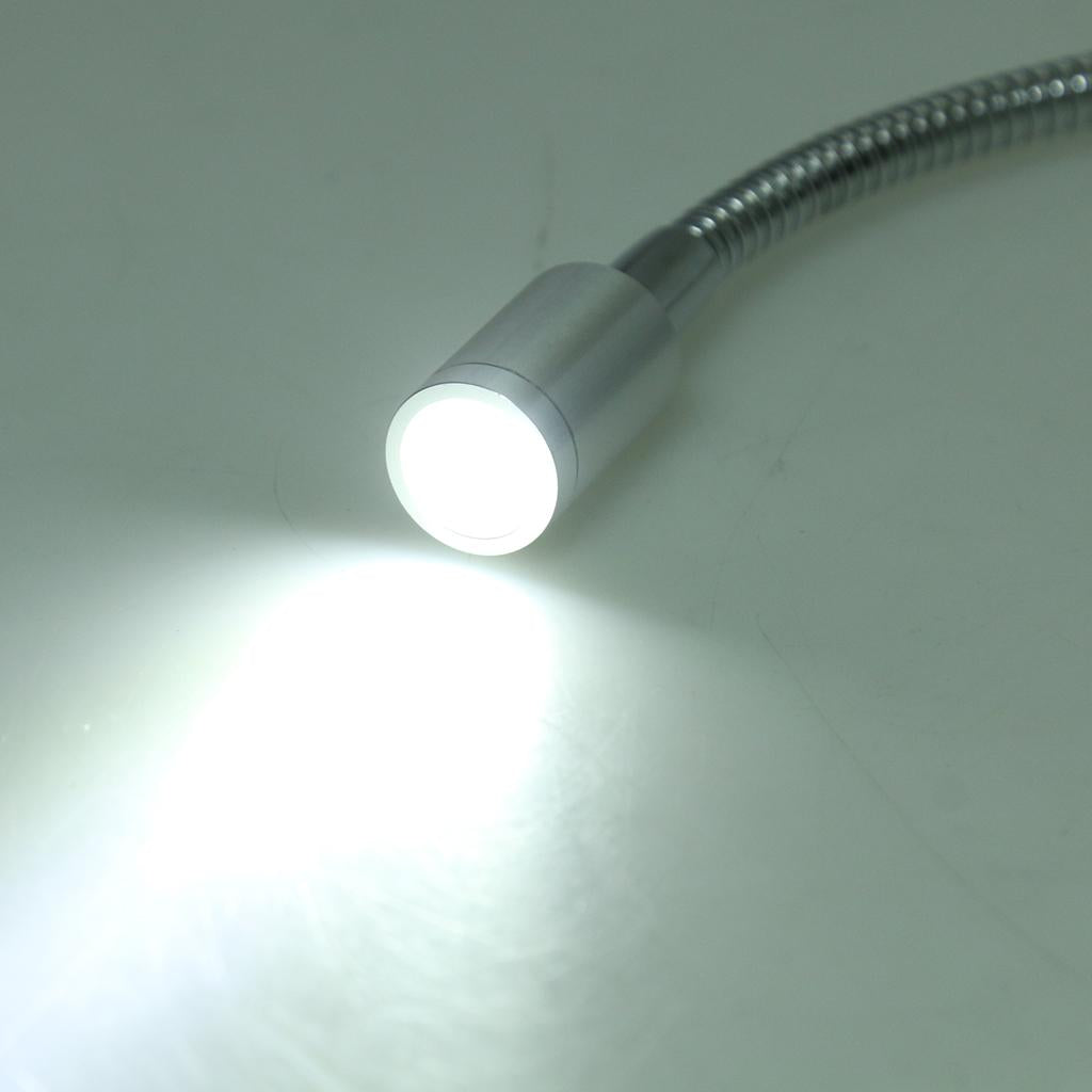 12V 1W LED Spot Reading Light Switch Camper Caravan Boat Motorhome Light