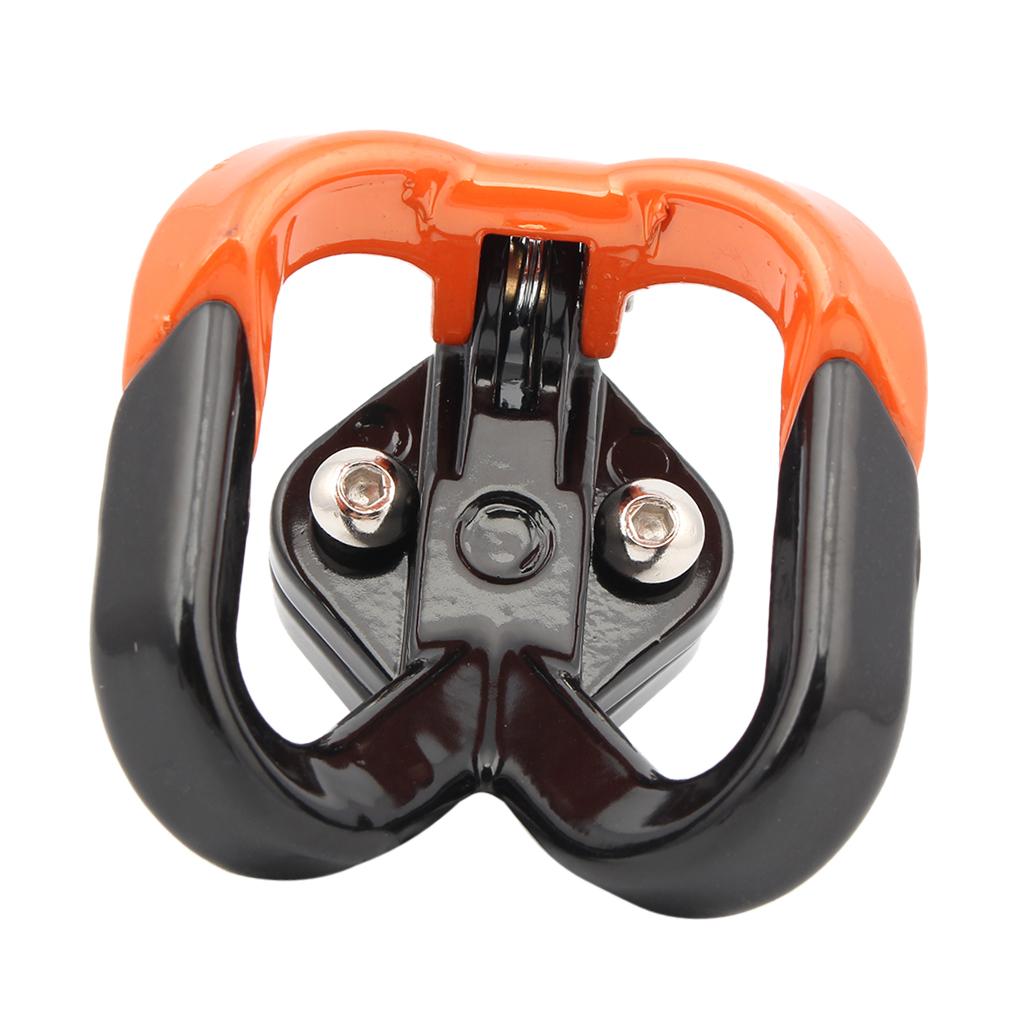 Heavy Duty Boat Motorcycle Dual Snap Hook Helmet Hanger Orange