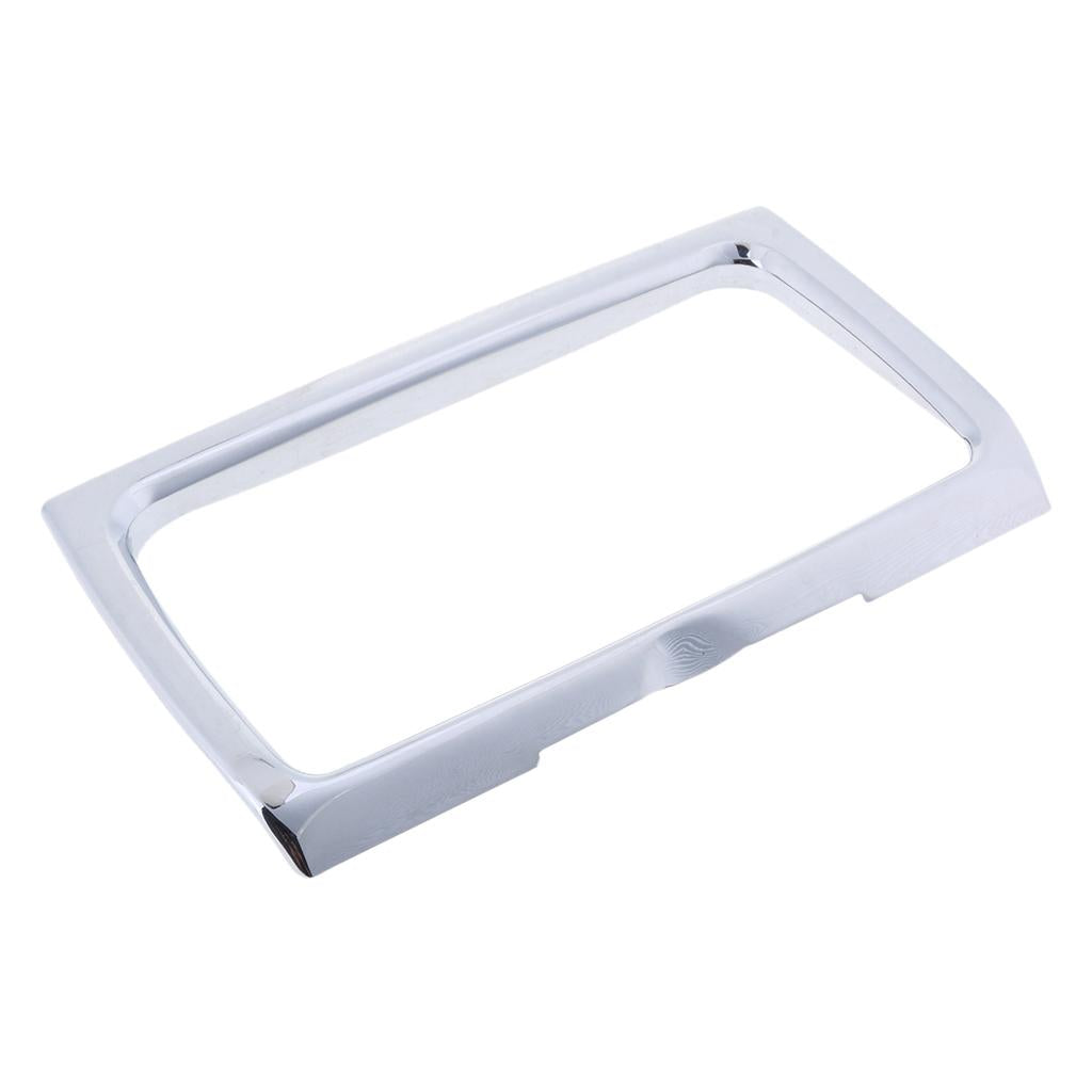 Motorcycle Chrome Tri-Line Gauge Trim for Harley Electra Glide/ Street Glide