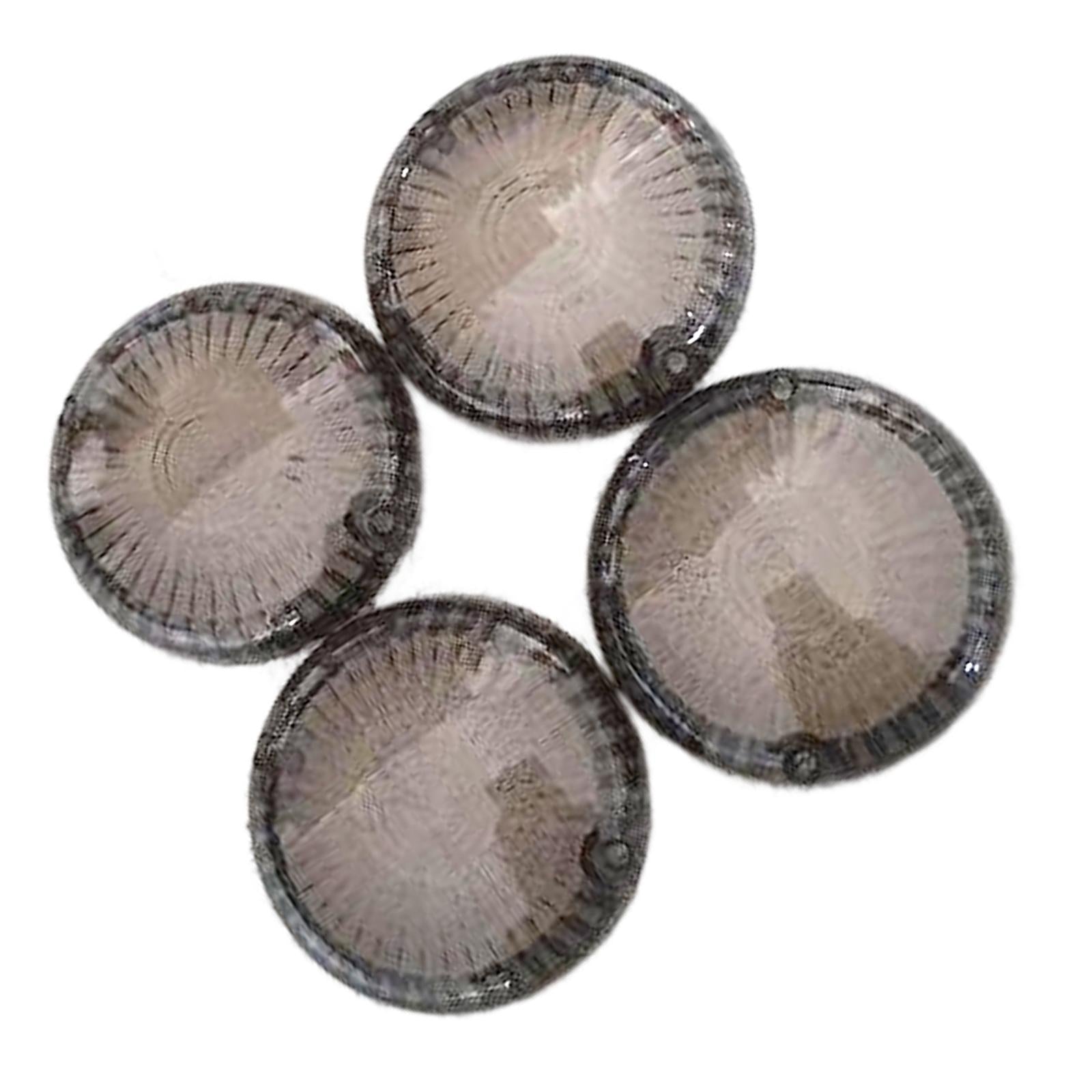 4pcs Front & Rear Turn Signals Blinker Lenses for Yamaha Cruisers Smoke