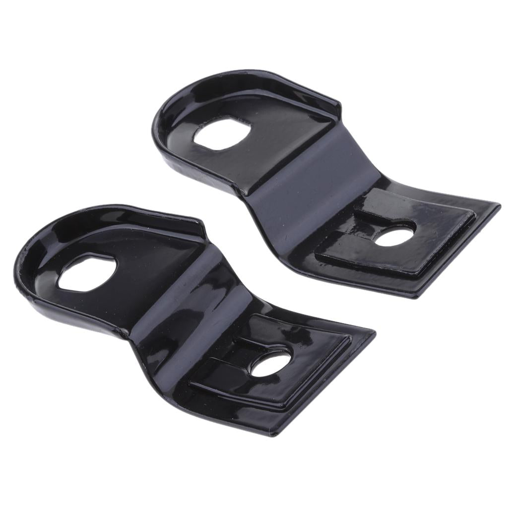 2x Black Universal Motorbike Rear Turn Signal Relocater Holder Shock Bracket