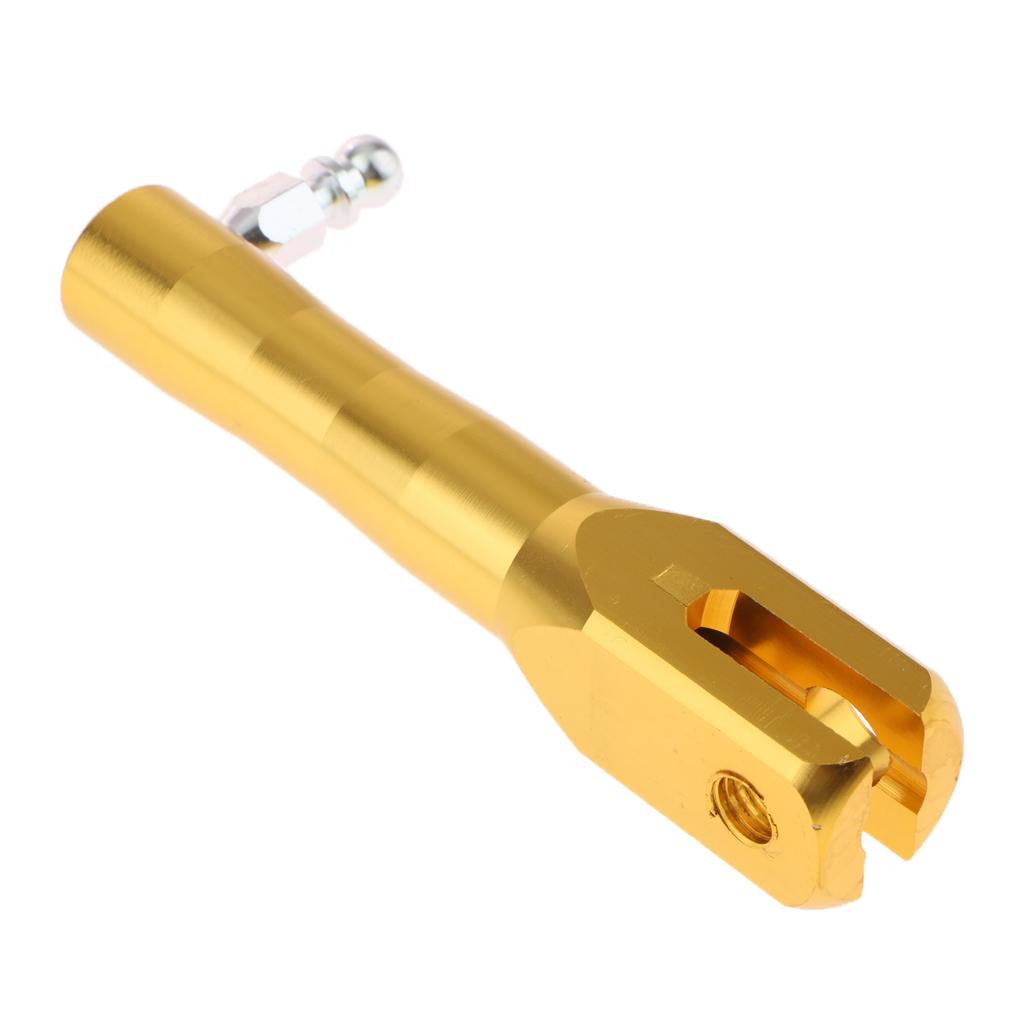 Motorcycle Universal Side Kickstand Parking Racks Scooter Support Foot Yellow