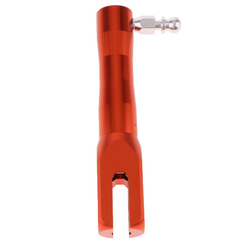 Motorcycle Universal Side Kickstand Parking Racks Scooter Support Foot Orange
