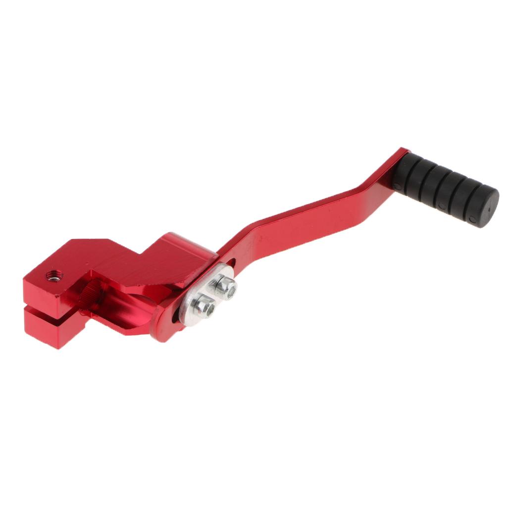 Motorcycle Kick Start Gear Shift Lever for 110cc 125cc Pit Dirt Bike Red