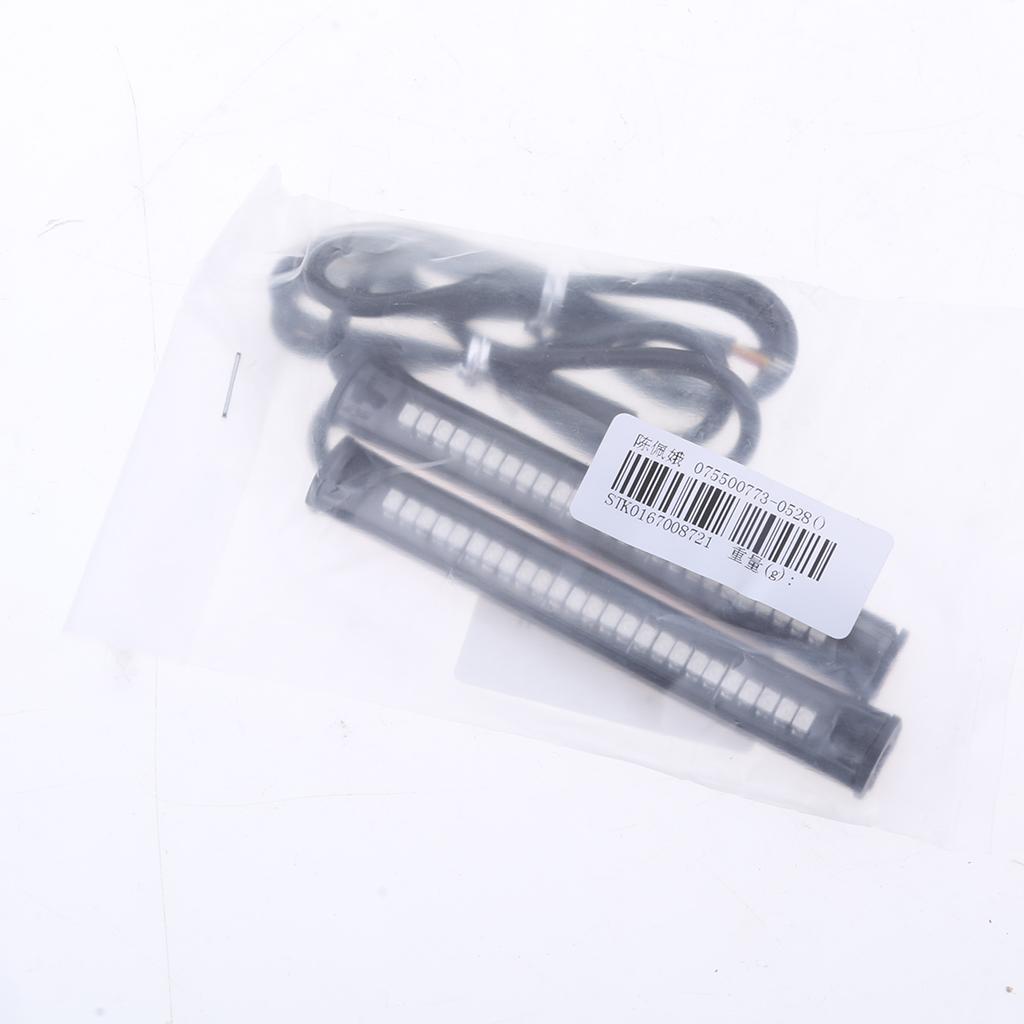 25 LED Motorcycle Flexible Light Strip License Plate Turn Signal Amber