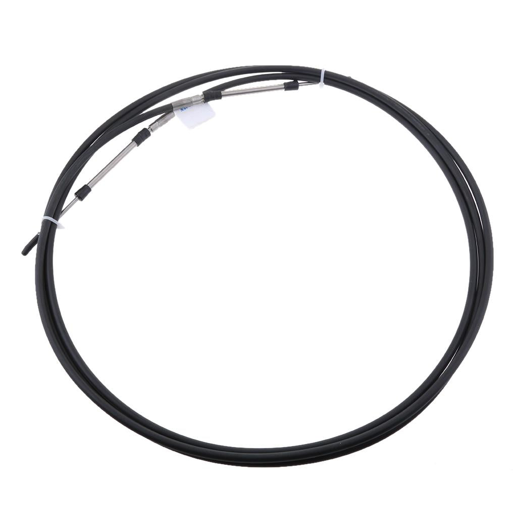 Black Throttle Shift Remote Control Box Cable for Yamaha Outboard 11 FT