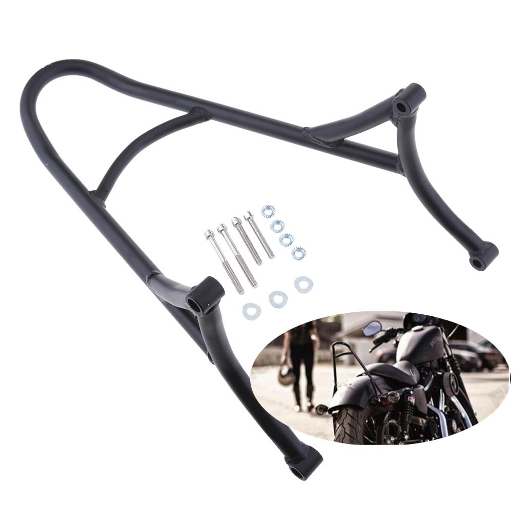 Black Short Sissy Bar Backrest For Harley Sportster 1200 883 XL 04-16