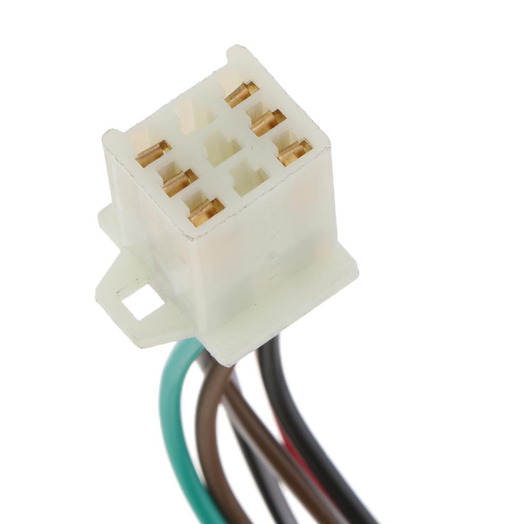 Motorcycle Ignition Switch 3 Position 6 Wire 2 Keys for Scooter ATV Go Kart