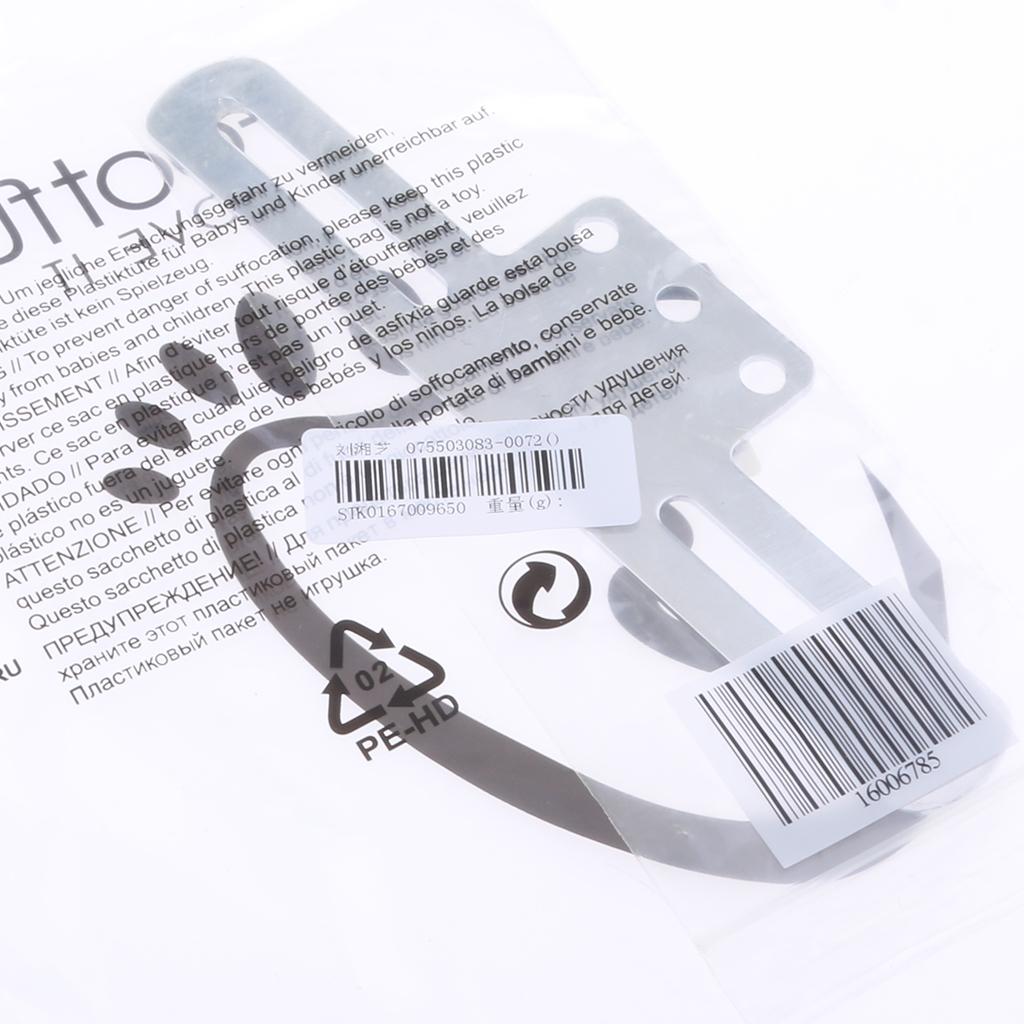 Motorcycle License Plate Frame Holder Tail Rear Light Bracket Mount Silver