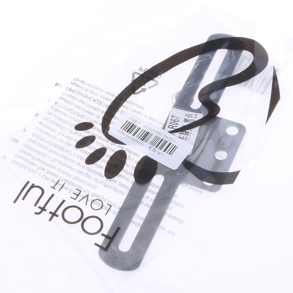 Motorcycle License Plate Frame Holder Tail Rear Light Bracket Mount Black