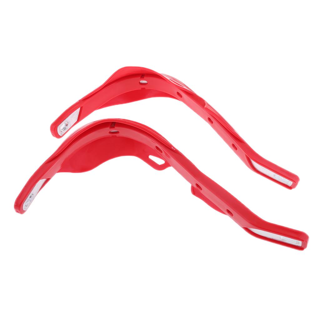 7/8" 1-1/8" Dirt Bike Motorcycle Motorcross Brush Bar Hand Guards Red