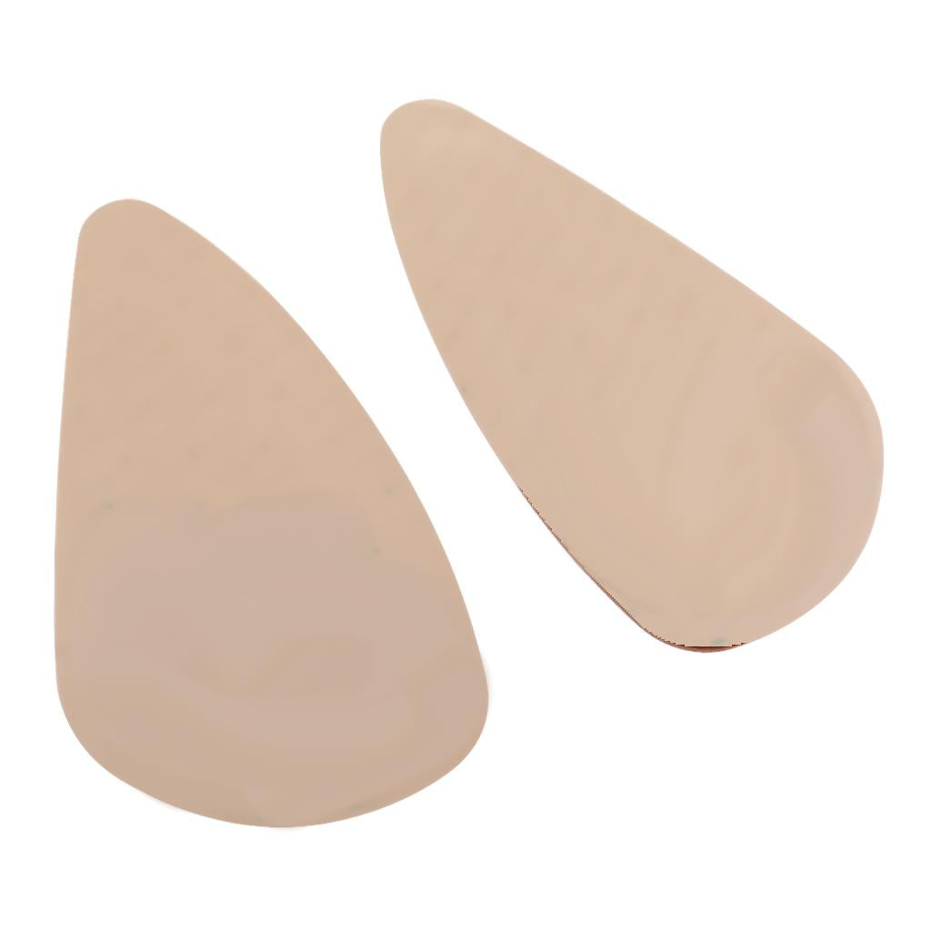 1 Pair Universal Motorcycle Tank Traction Pad Side Protector Brown