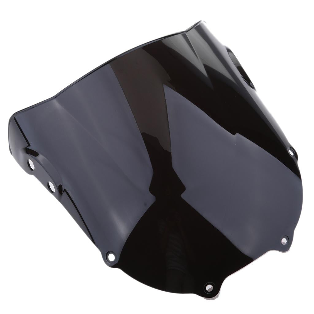 Double Bubble Windshield Windscreen for Honda CBR900RR 1994-1997 Black